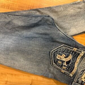 Rock Revival Easy Straight Denim Jean, Nancy, size 29